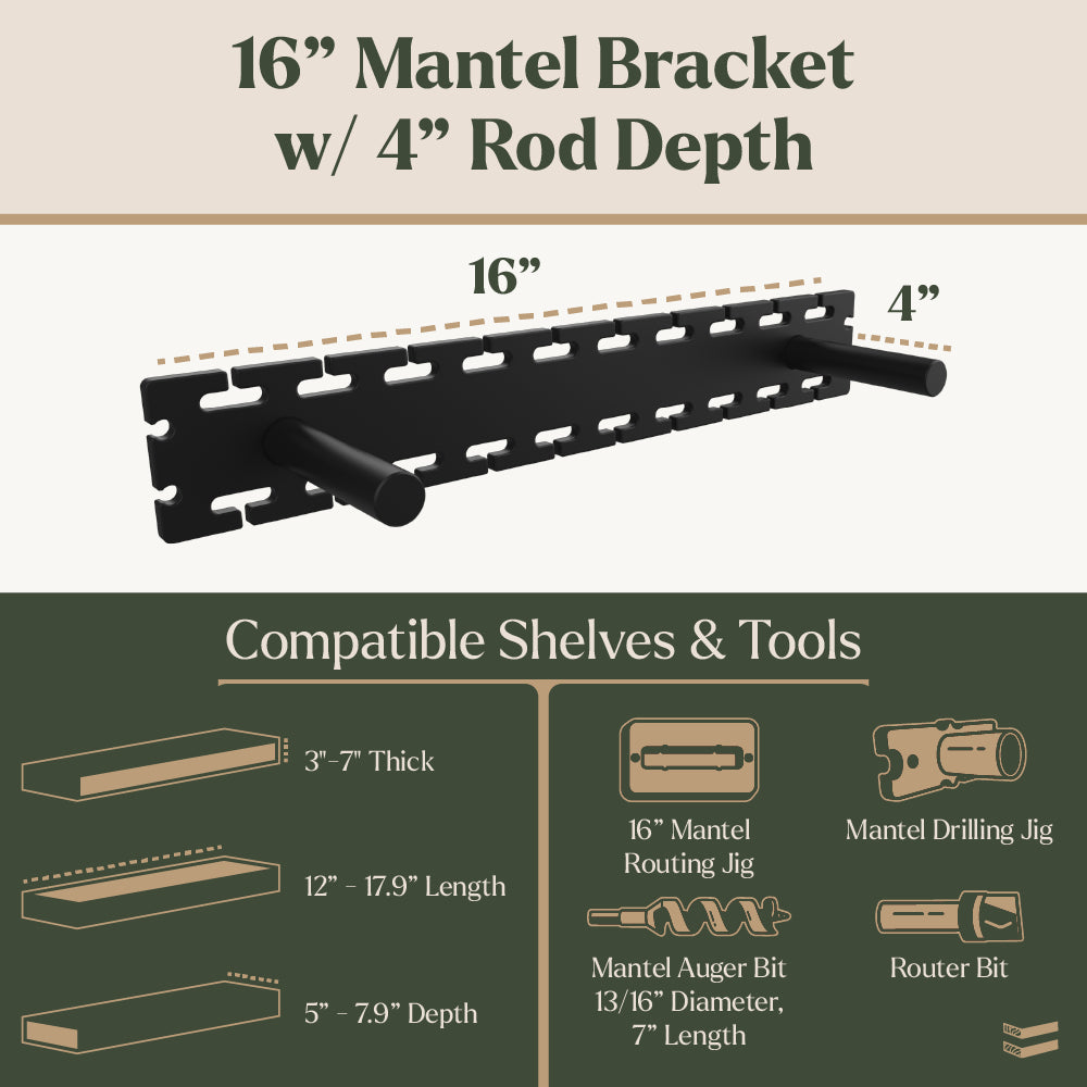 Studlock Mantel Bracket