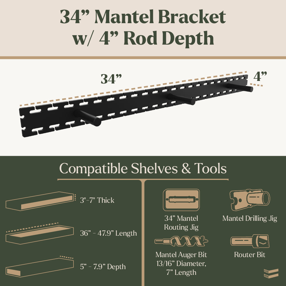 Studlock Mantel Bracket