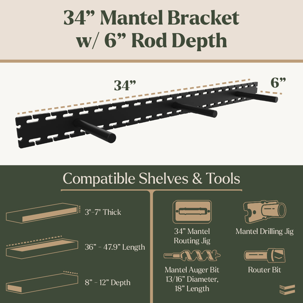 Studlock Mantel Bracket