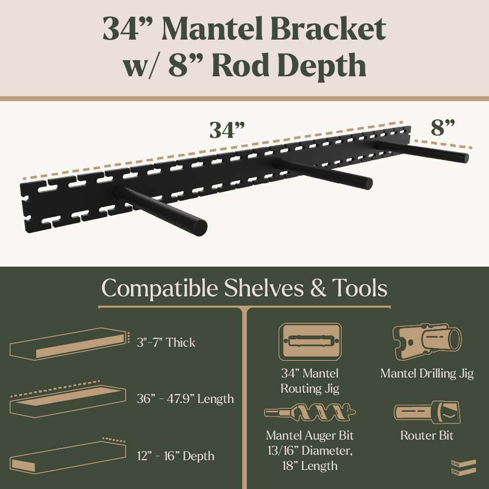 Studlock Mantel Bracket