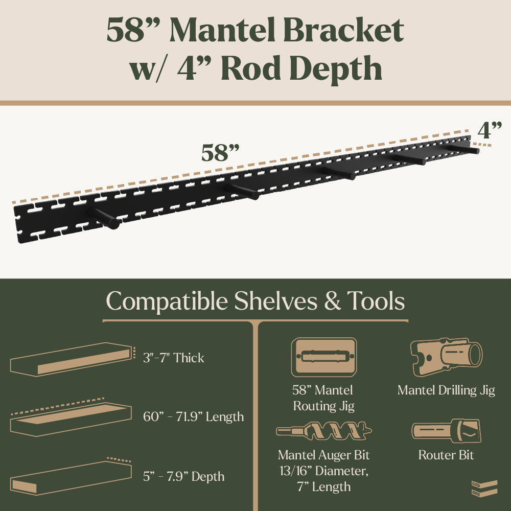 Studlock Mantel Bracket
