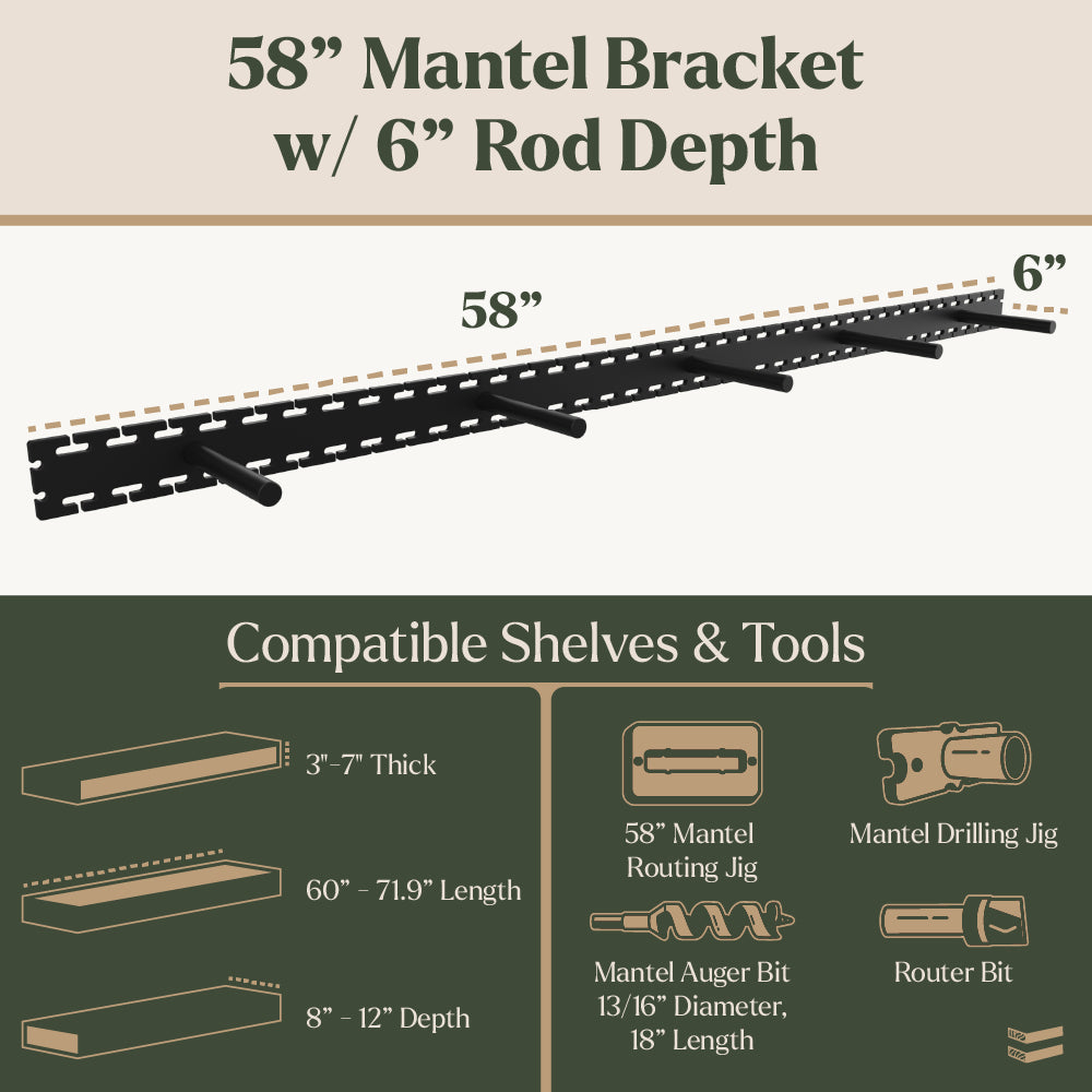 Studlock Mantel Bracket