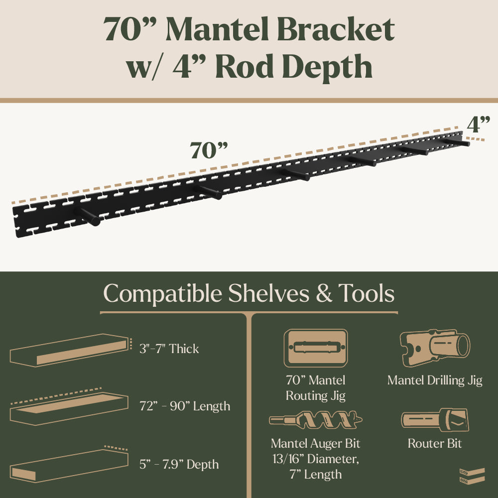 Studlock Mantel Bracket