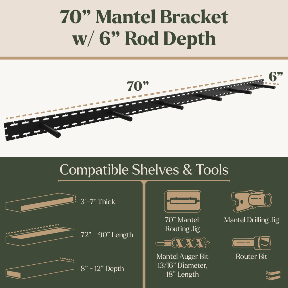 Studlock Mantel Bracket