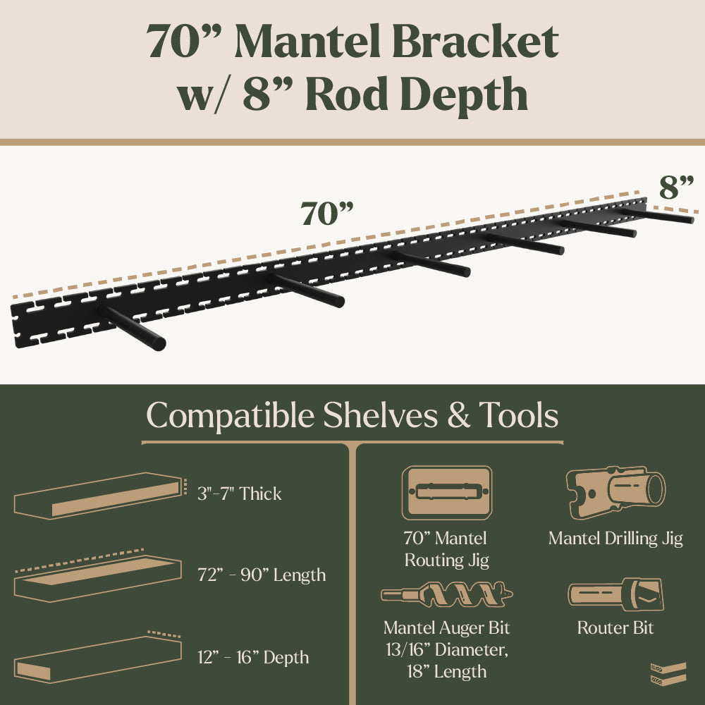 Studlock Mantel Bracket