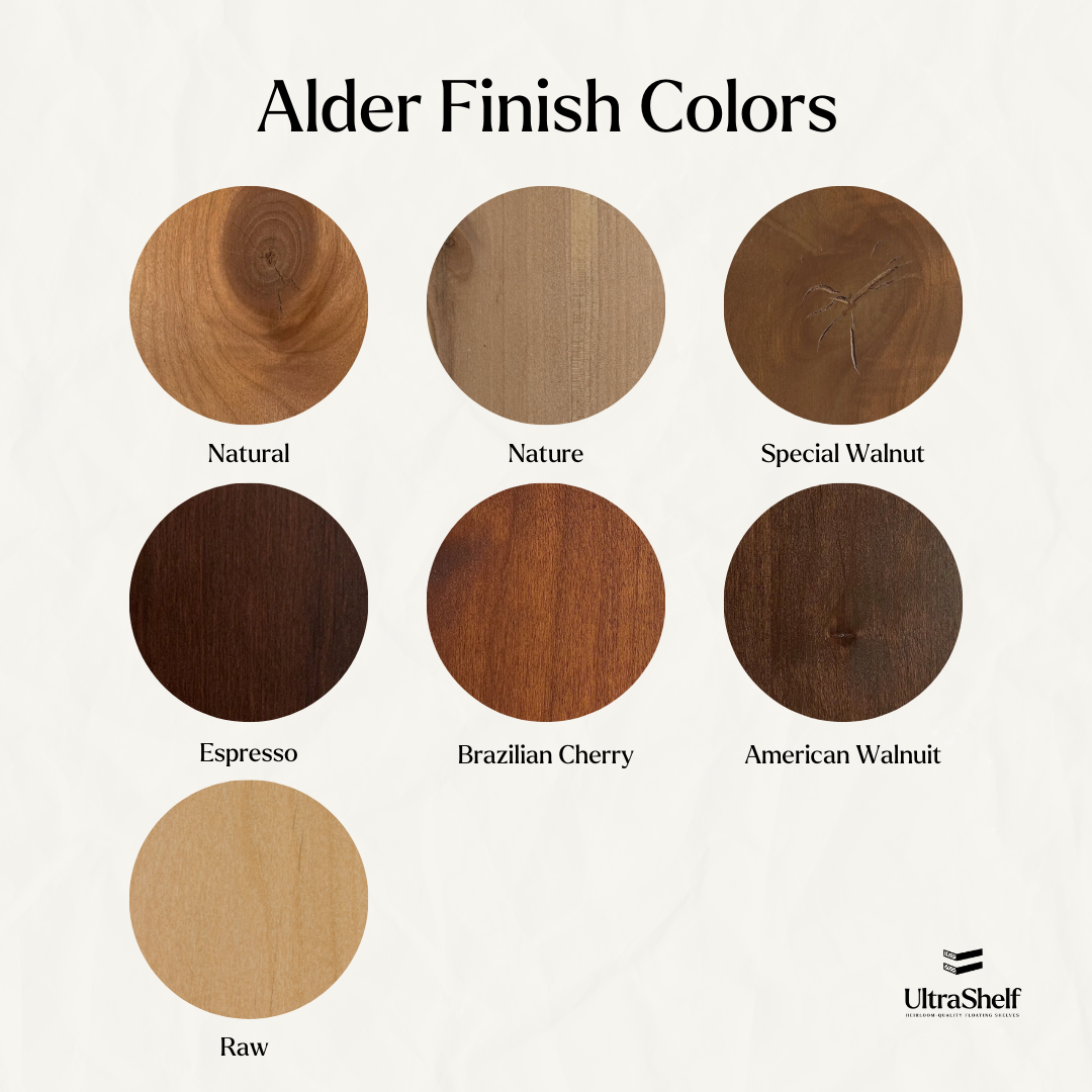 Alder Floating Shelf