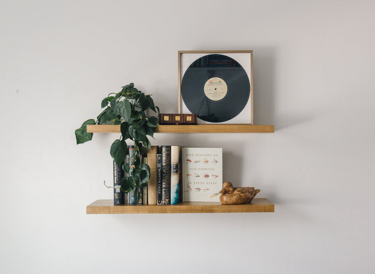 Basswood Floating Shelf
