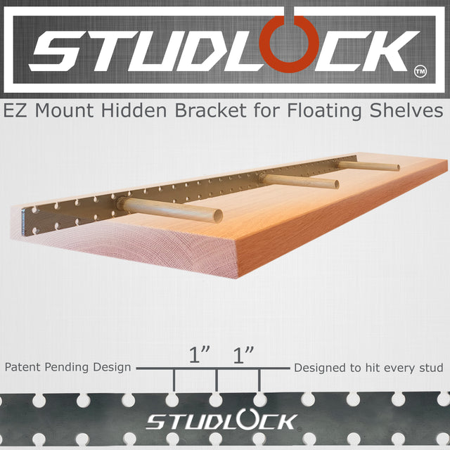 Studlock Floating Shelf Brackets | Ultrashelf