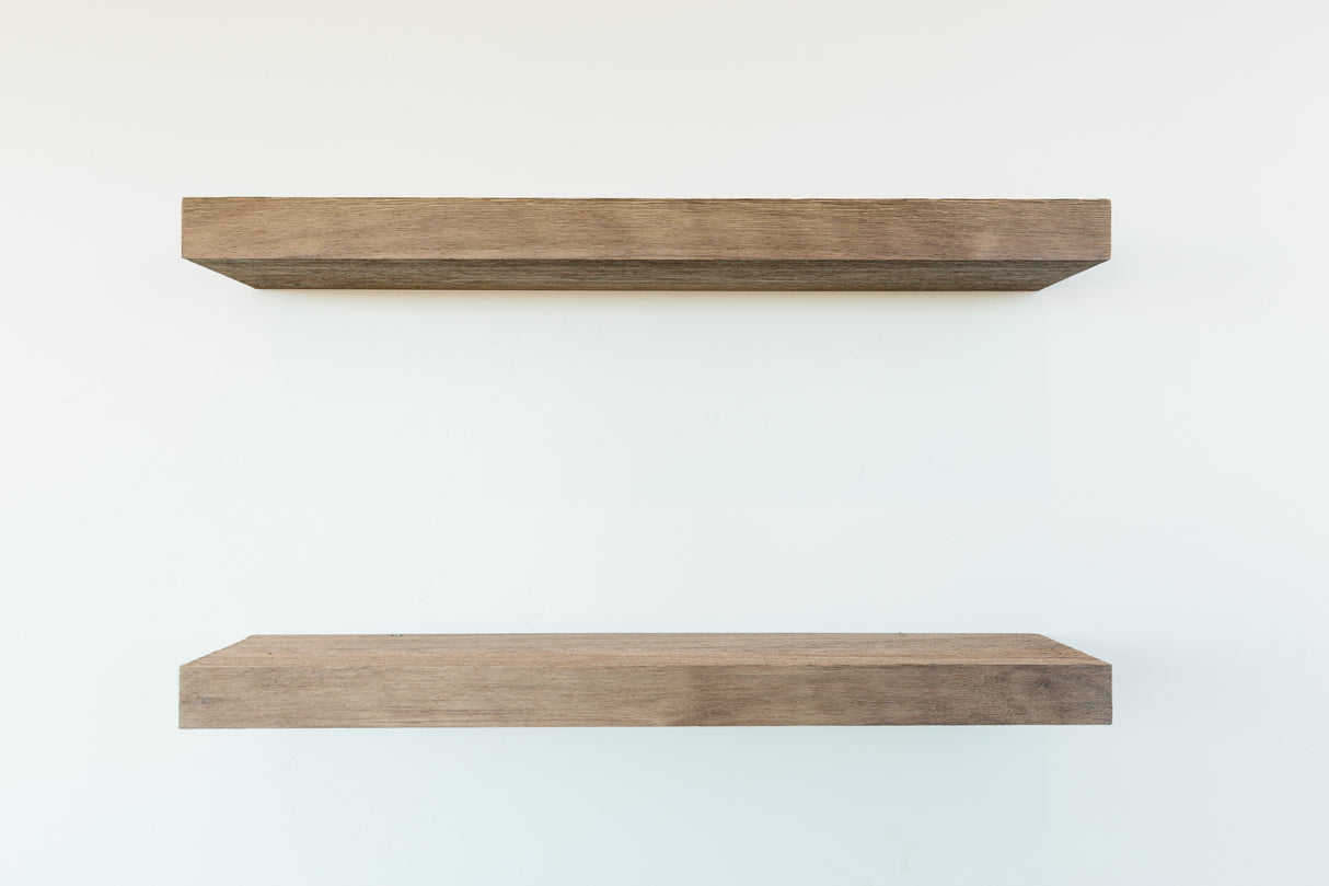 Rustic Set Floating Shelves