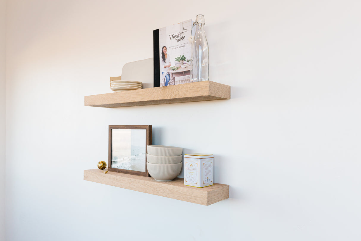 Rustic Set Floating Shelves