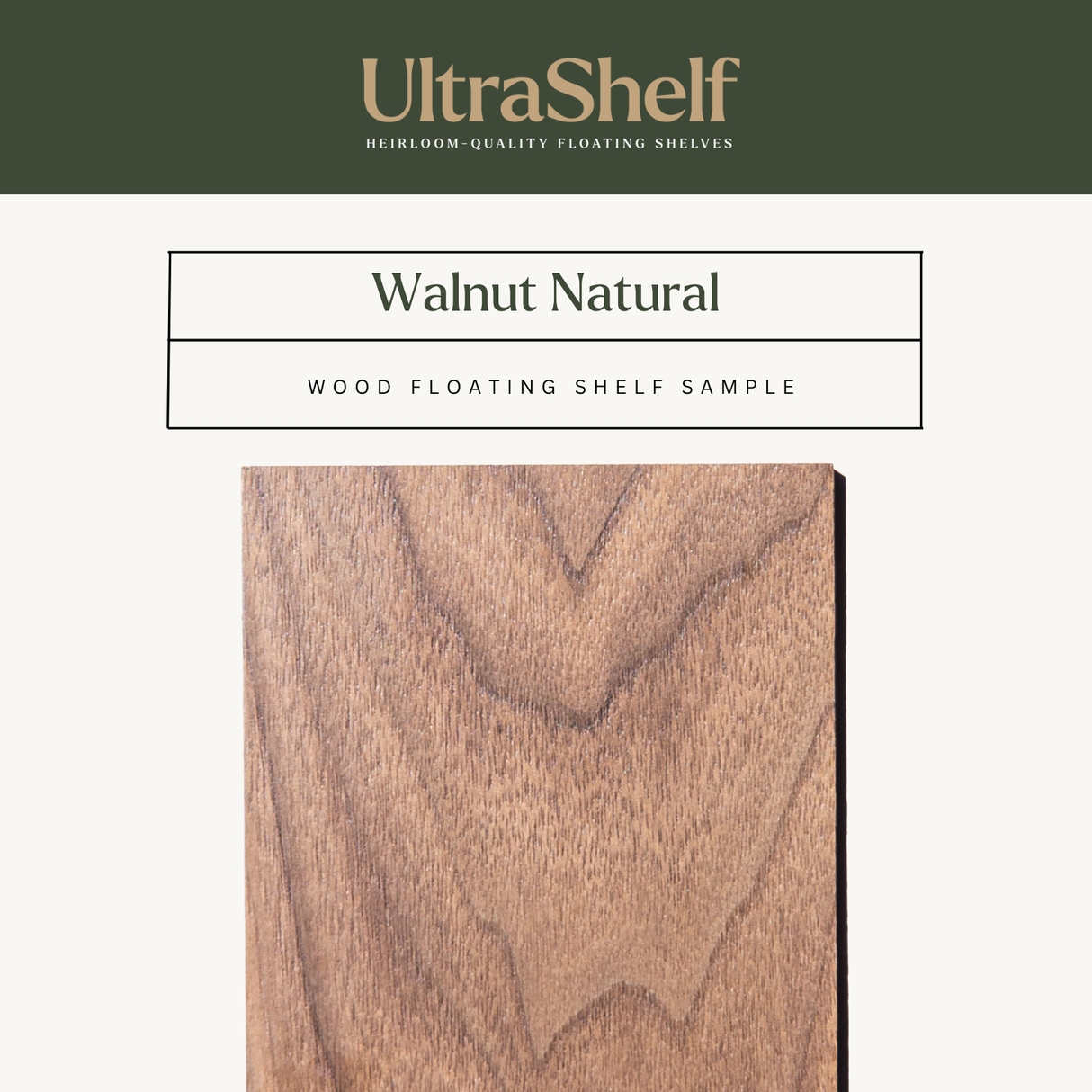 Walnut Floating Shelf