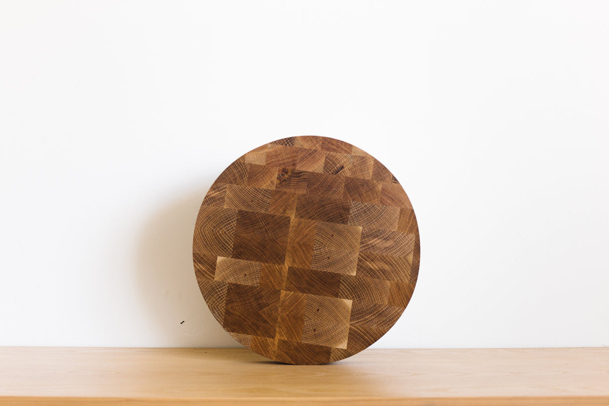 14" Round Solid Wood Cutting Board