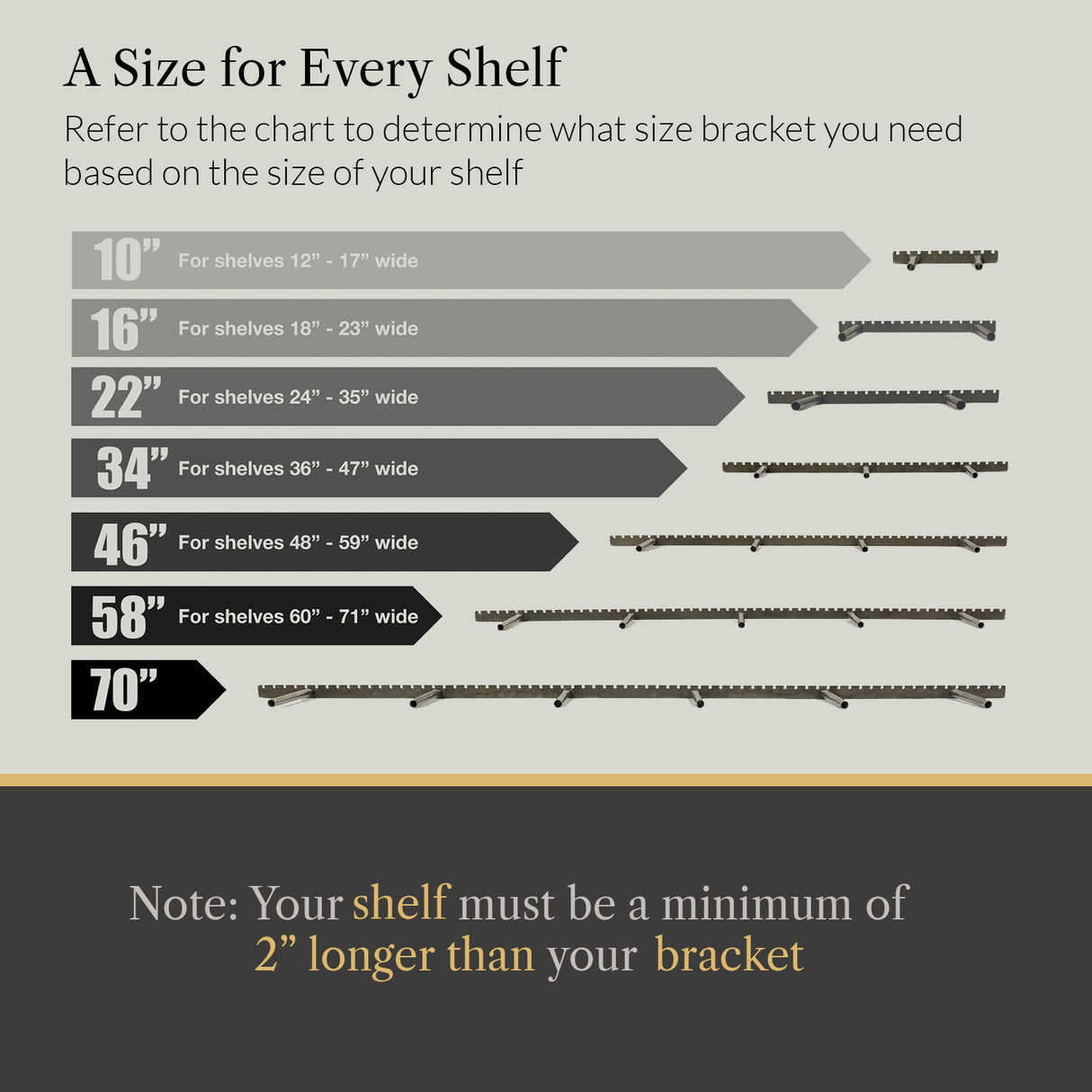 Studlock Ultra Bracket - Ultra Shelf