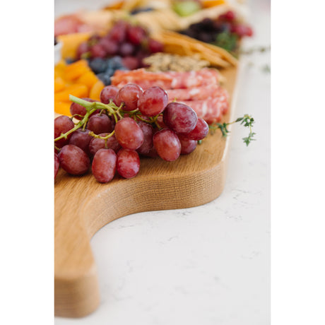White Oak Charcuterie Board, Large Serving Board, Cheese Board - Ultra Shelf