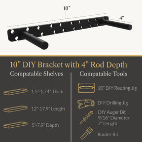In Stock Studlock DIY Bracket - Ultra Shelf