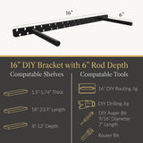 In Stock Studlock DIY Bracket - Ultra Shelf