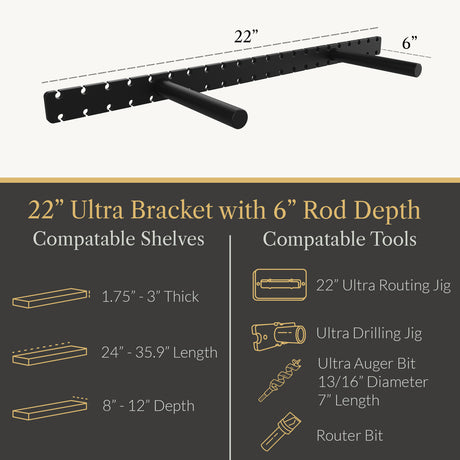 In Stock Studlock Ultra Bracket - Ultra Shelf