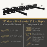 In Stock Studlock Mantel Bracket - Ultra Shelf