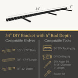In Stock Studlock DIY Bracket - Ultra Shelf