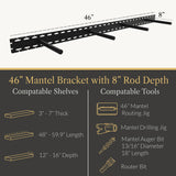 In Stock Studlock Mantel Bracket - Ultra Shelf