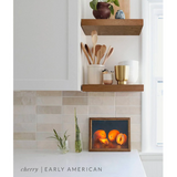 Cherry Floating Shelf - Early American Finish - Ultra Shelf