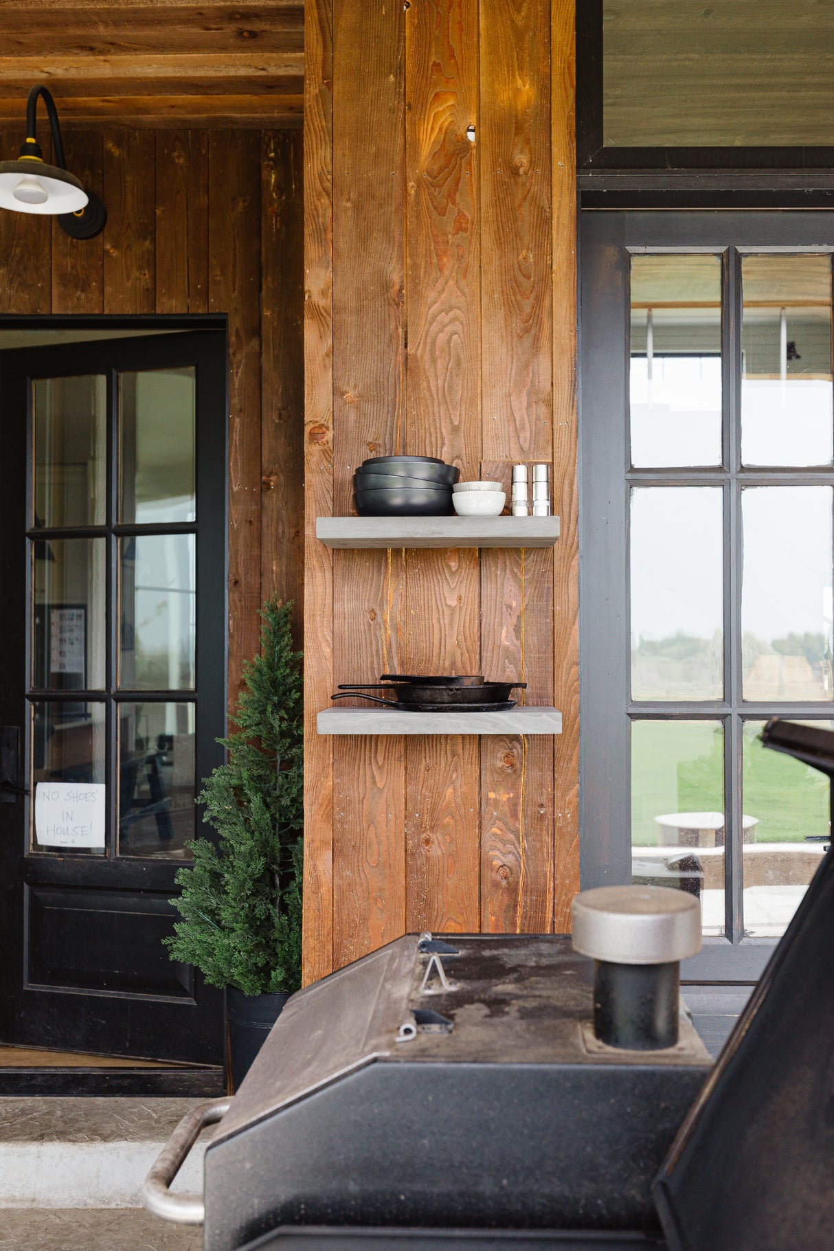 Outdoor Floating Shelf