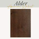 Alder Samples - American Walnut- Ultra Shelf