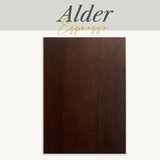 Alder Espresso Finish Sample