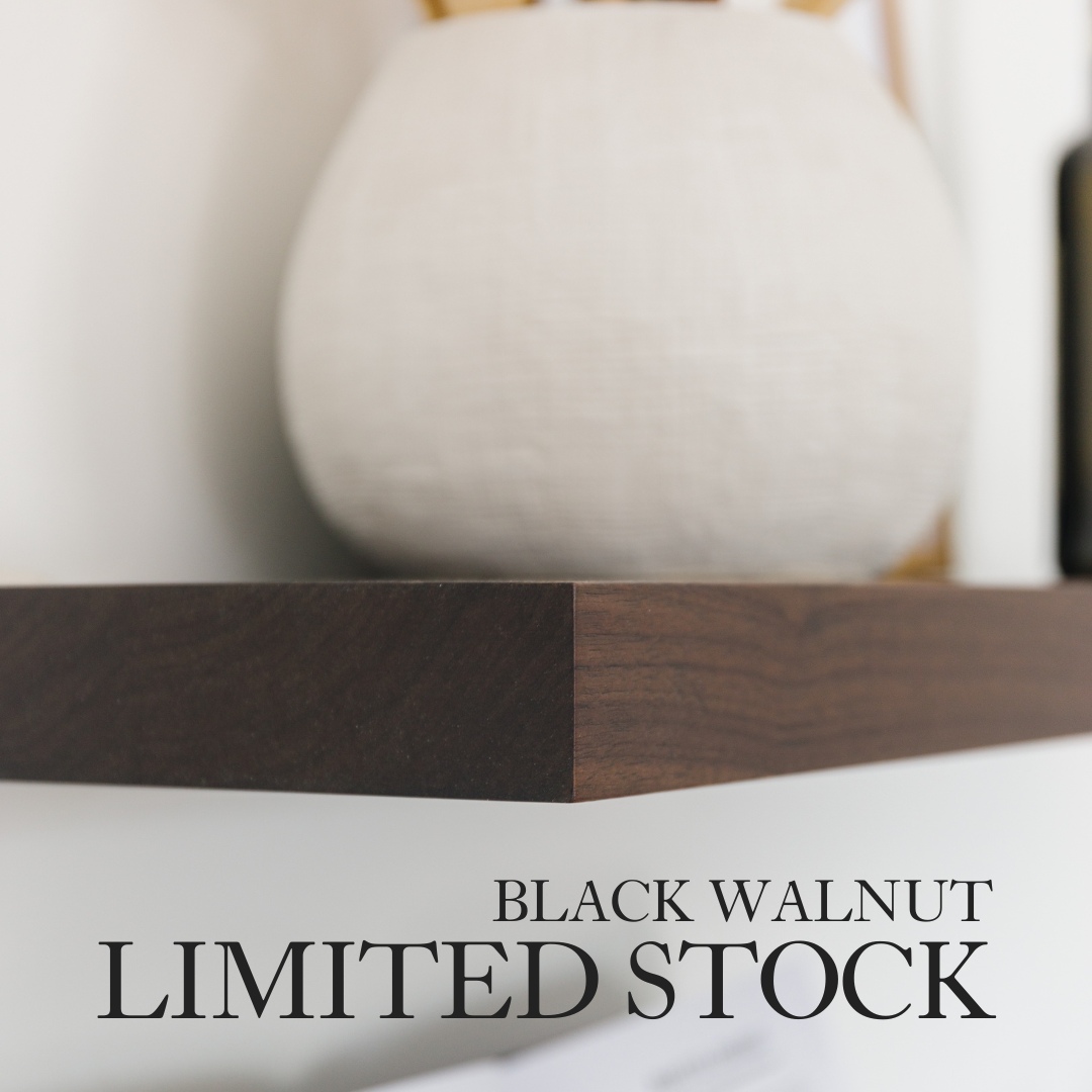 Limited Stock - Black Walnut - Ultra Shelf
