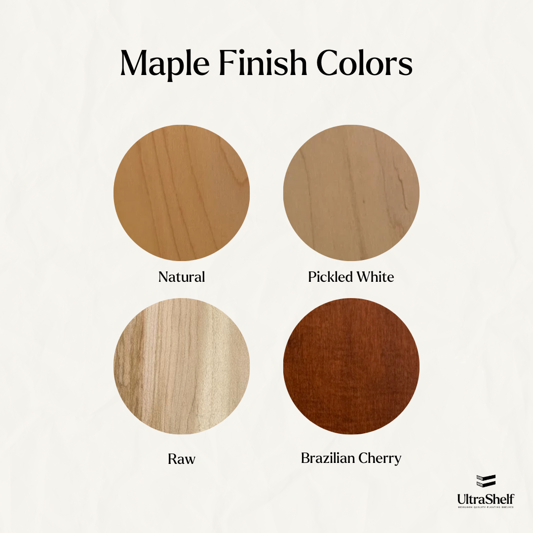 Maple Floating Shelf