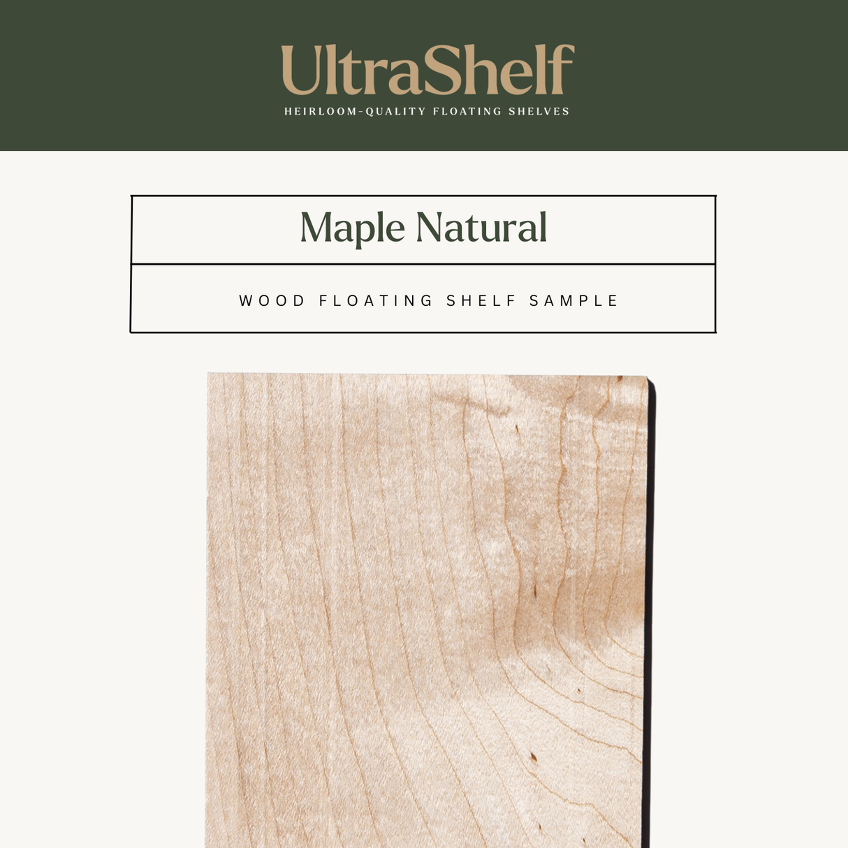 Maple Floating Shelf