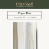 Poplar Floating Shelf