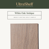 White Oak Floating Shelf