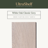 White Oak Floating Shelf