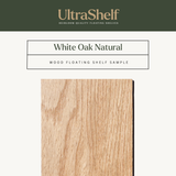 White Oak Floating Shelf