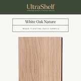 White Oak Floating Shelf