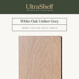 White Oak Floating Shelf