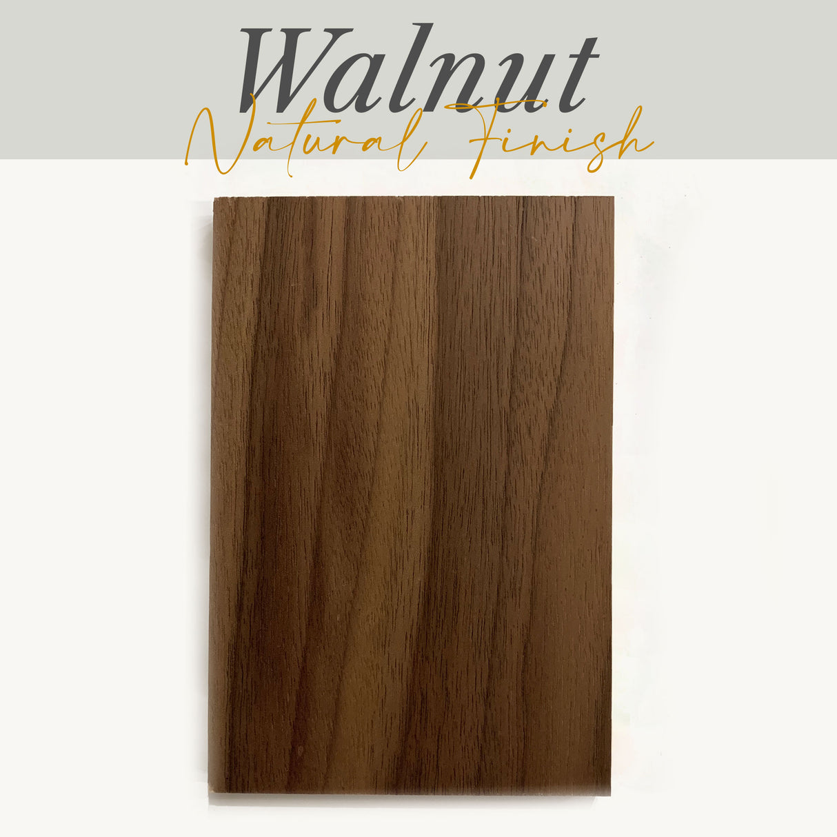 Walnut Samples - Natural Finish - Ultra Shelf