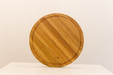 21" Round Solid Wood Cutting Board