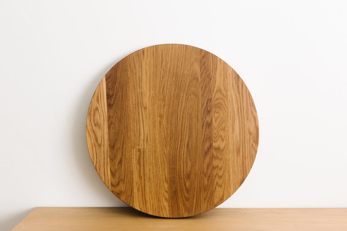 21" Round Solid Wood Cutting Board