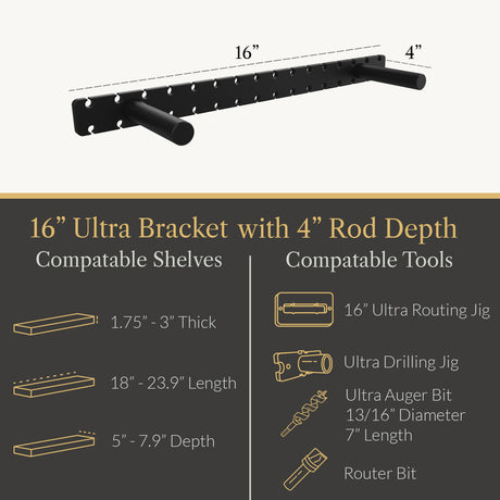 Studlock Ultra Bracket - Ultra Shelf