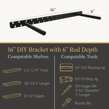 Studlock DIY Bracket - Ultra Shelf