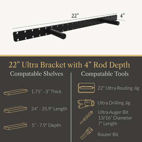 Studlock Ultra Bracket - Ultra Shelf